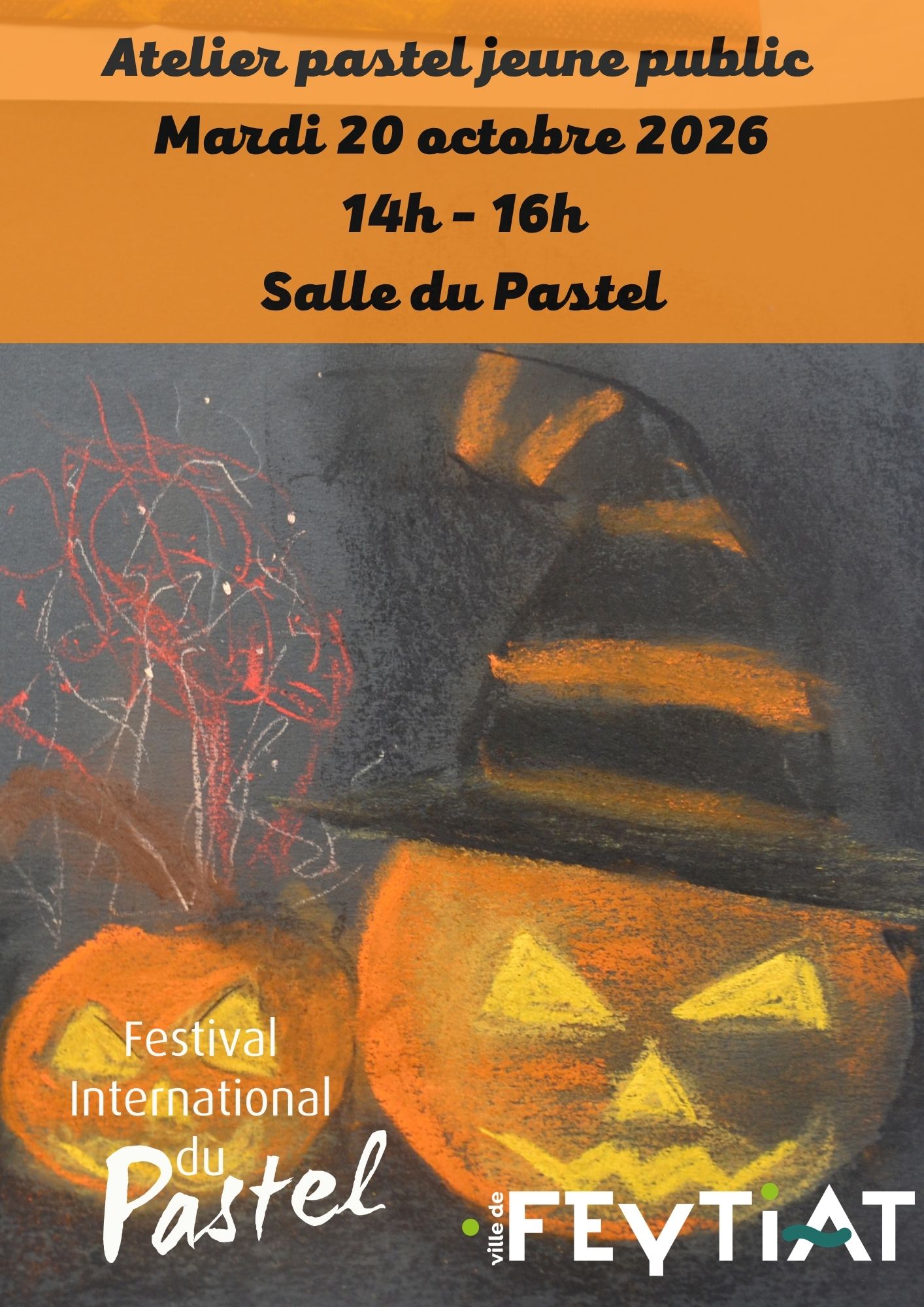 Atelier pastel jeune public Lundi 6 juillet 2026